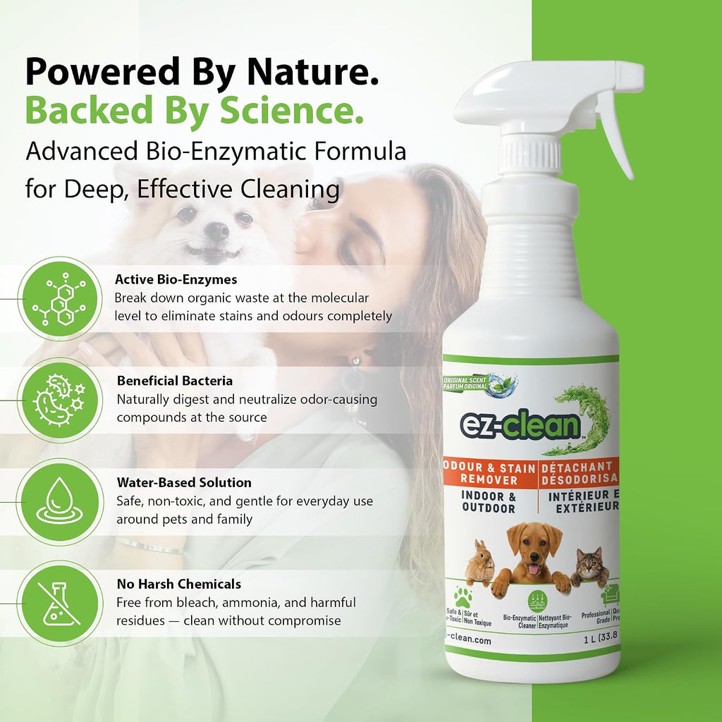 Bioenzyme Odour & Stain Remover - 1 L Spray - Original Scent
