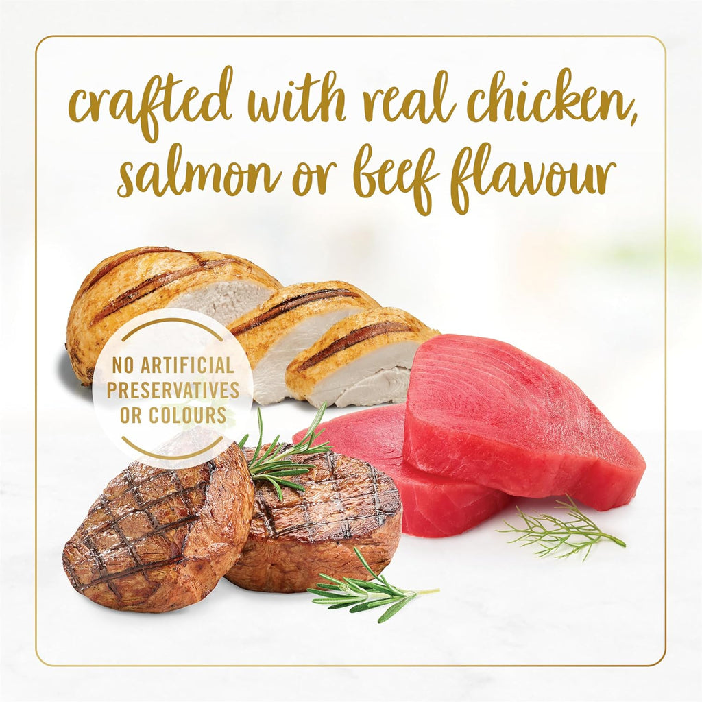Wet Cat Food, Pate Assorted Variety Pack 3 Flavours - 85 G Can (24 Pack)