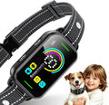 Bark Collar, Anti-Bark Collar, Collier anti Aboiement, Dog Bark Collar with 4 Correction Modes for Large Medium Small Dogs 8-120Lbs, IP67 Waterproof, Smart No False Trigger, Pure Black