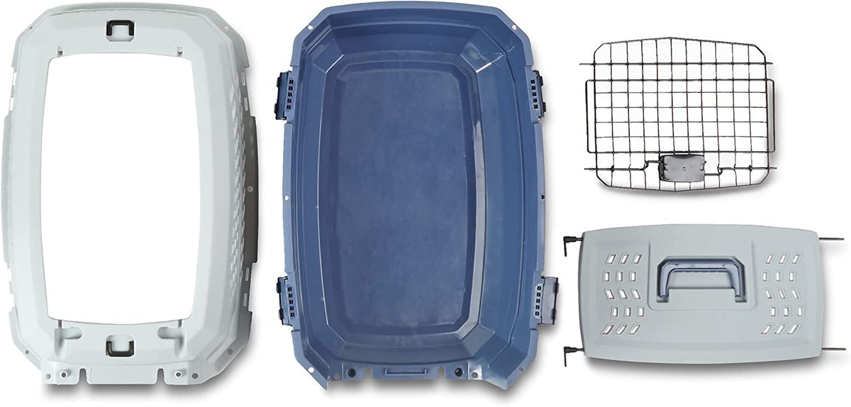 Two-Door Top-Load Hard-Sided Pet Travel Carrier, 58.4 Cm