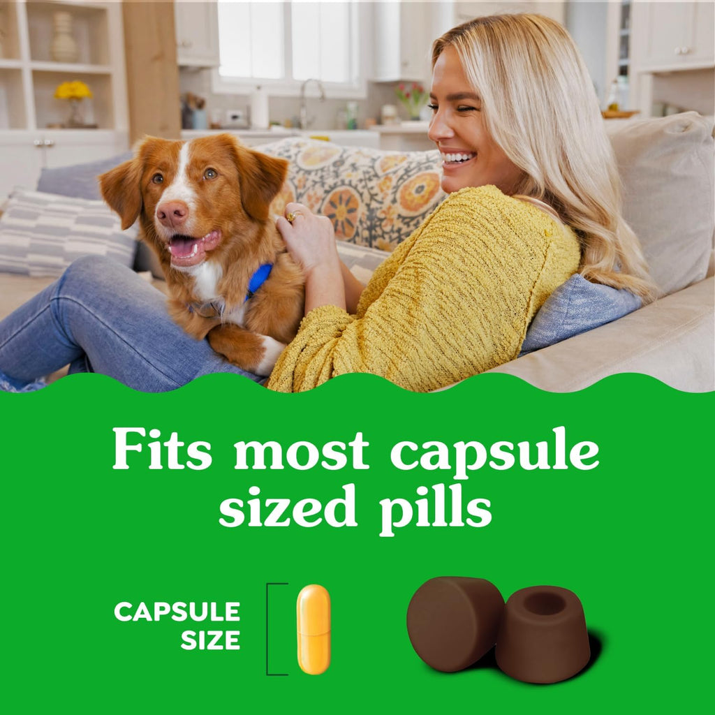 PILL POCKETS Dog Treats Capsule Size Chicken Flavour 30 Count, 90G
