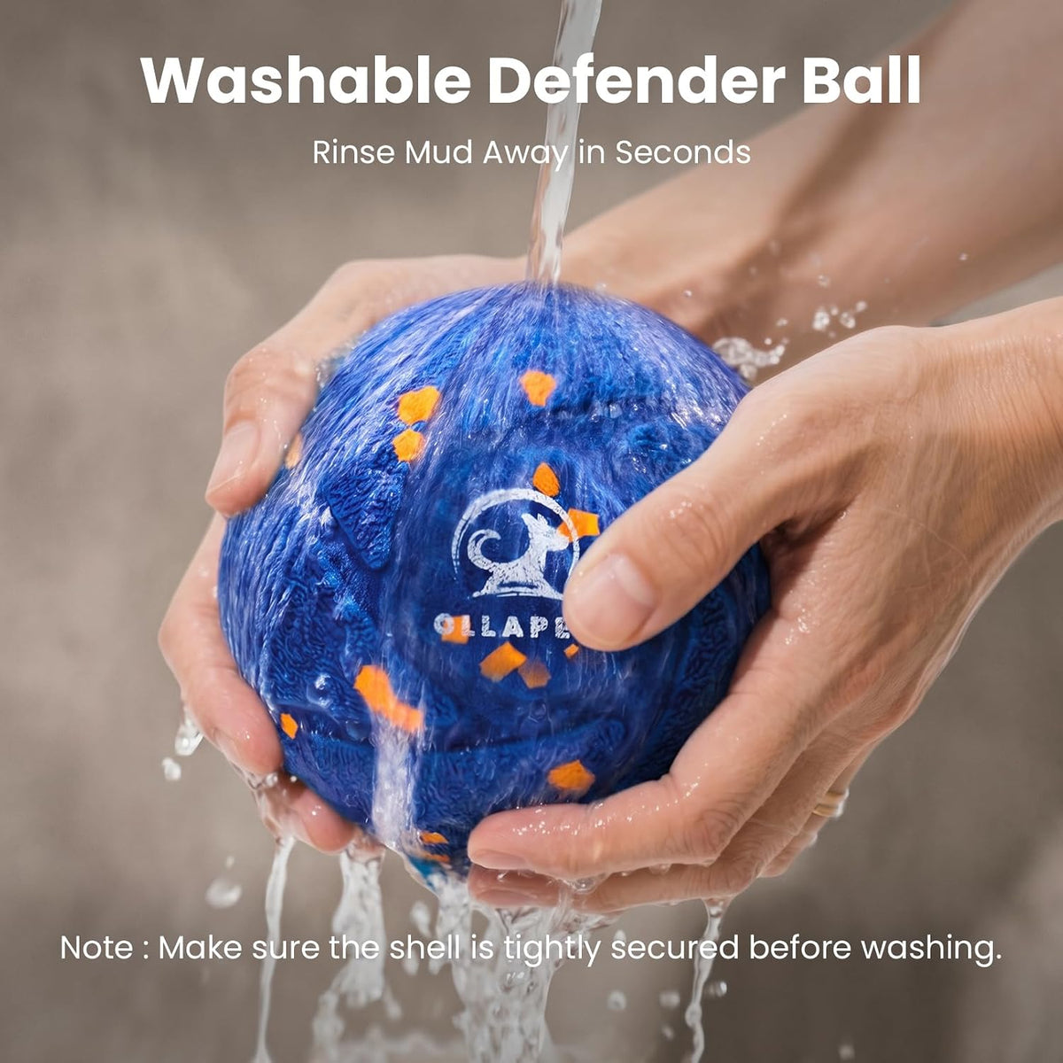 Smart Interactive Dog Toys - Auto Bouncing & Rolling Ball, Chew-Resistant E-TPU Material, 3 Interactive Modes, IPX7 Waterproof, Smart Chase Pet Toy Ball for Medium and Large Dogs, Blue
