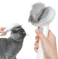Cat Brush Dog Brush for Shedding, Cat Brushes for Long or Short Haired Cats, Dog Hair Brush Cat Grooming Brush Cat Comb Cat Deshedding Brush Easily Removes Mats, Tangles, and Loose Fur, White