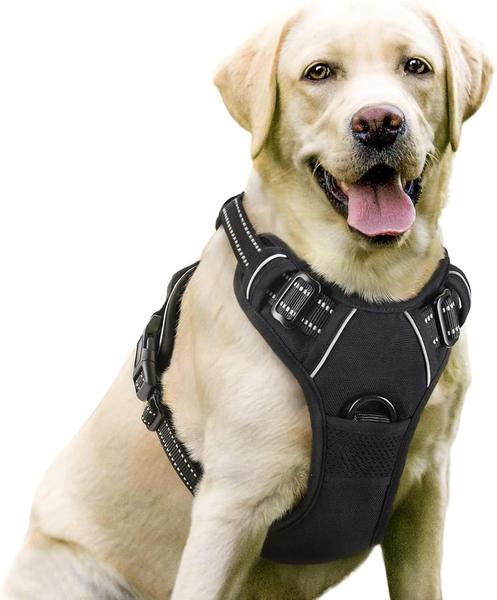 Dog Harness, No Pull for Large Dogs with 2 Leash Clips, Pet Vest
