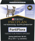 Purina Pro Plan Veterinary Supplements Fortiflora Powdered Cat Probiotics - 30 G Sachets (Pack of 30)