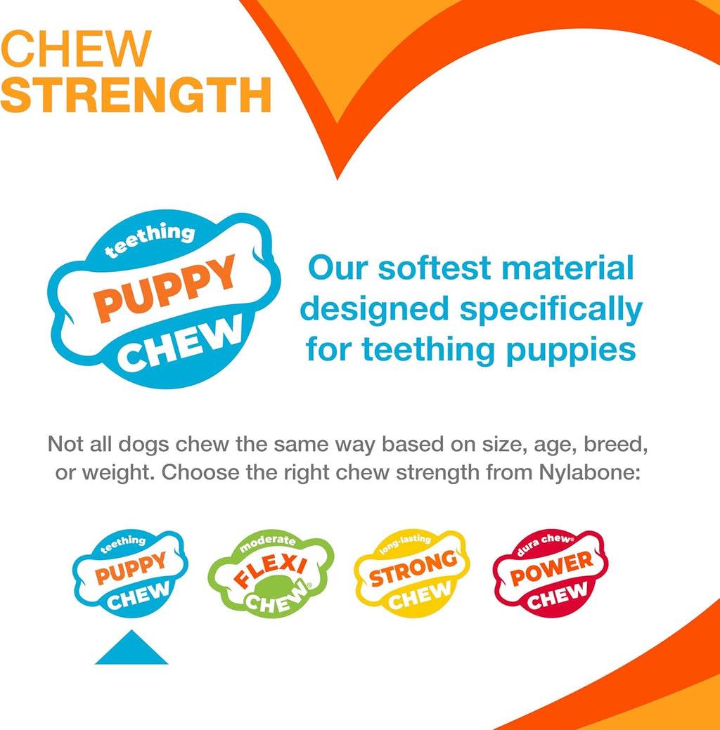 Puppy Chew Toy & Treat Puppy Starter Set, Blue Puppy Chew Toys for Boys