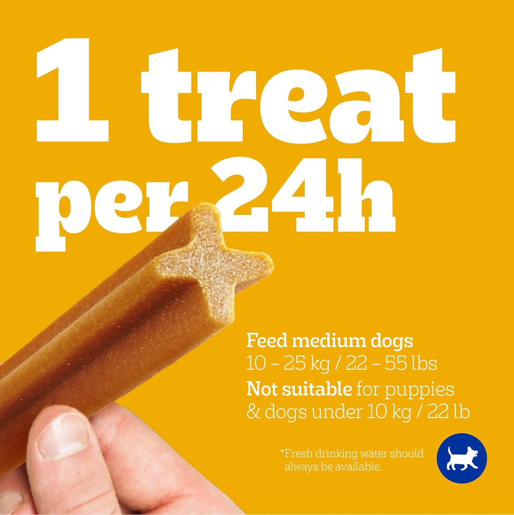 DENTASTIX Medium Dog Dental Treats Original, 40 Sticks 972G