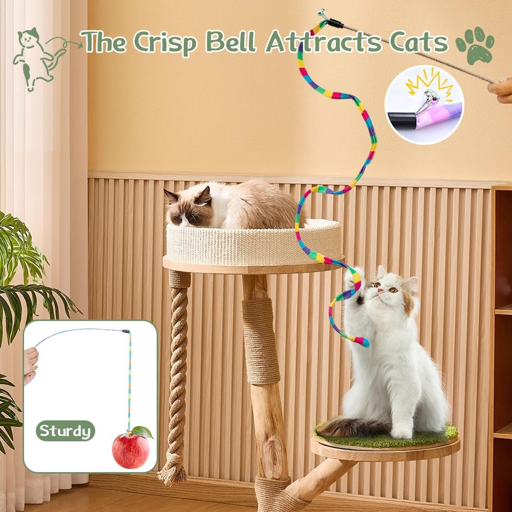 40-Pack Cat Toys for Indoor Cats & Kittens, Interactive Cat Toy