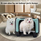 Cat, Dog Carrier for Small Medium Pet Carriers up To15Lbs, Cats Carrier Soft- Sided Puppy Dogs Bag Portable Foldable Airline Approved Carrier Travel (Green 18 * 11 * 11)