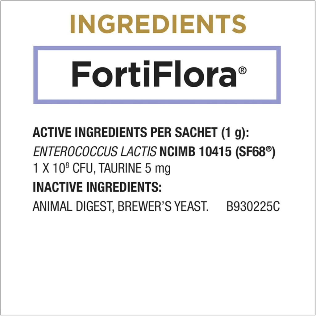 Purina Pro Plan Veterinary Supplements Fortiflora Powdered Cat Probiotics - 30 G Sachets (Pack of 30)
