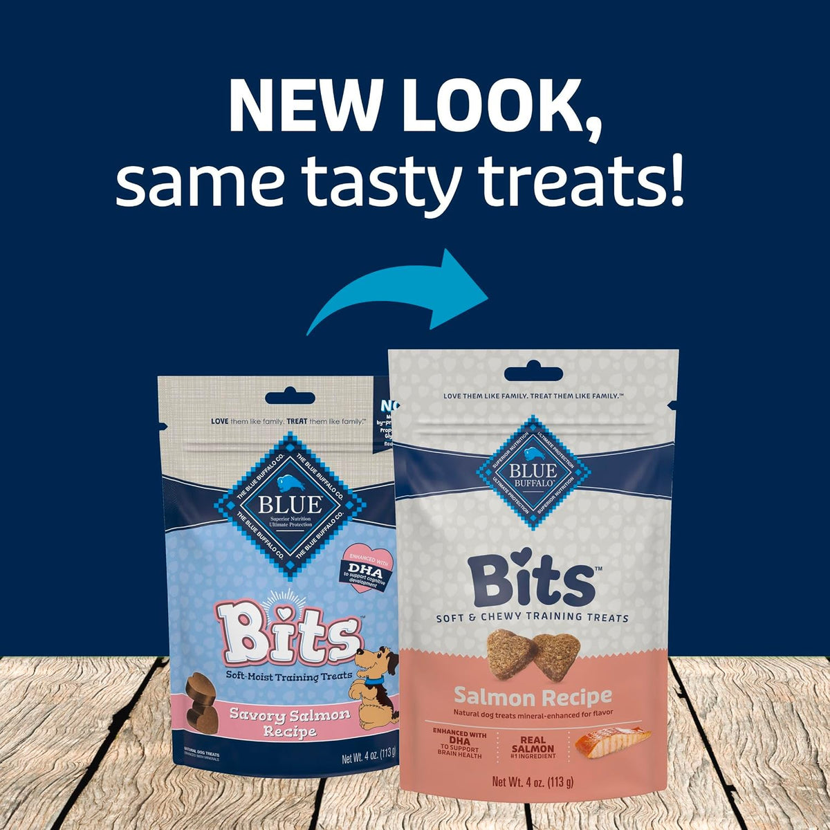 Bits Natural Dog Treats, Salmon, 4Oz (Pack of 1)