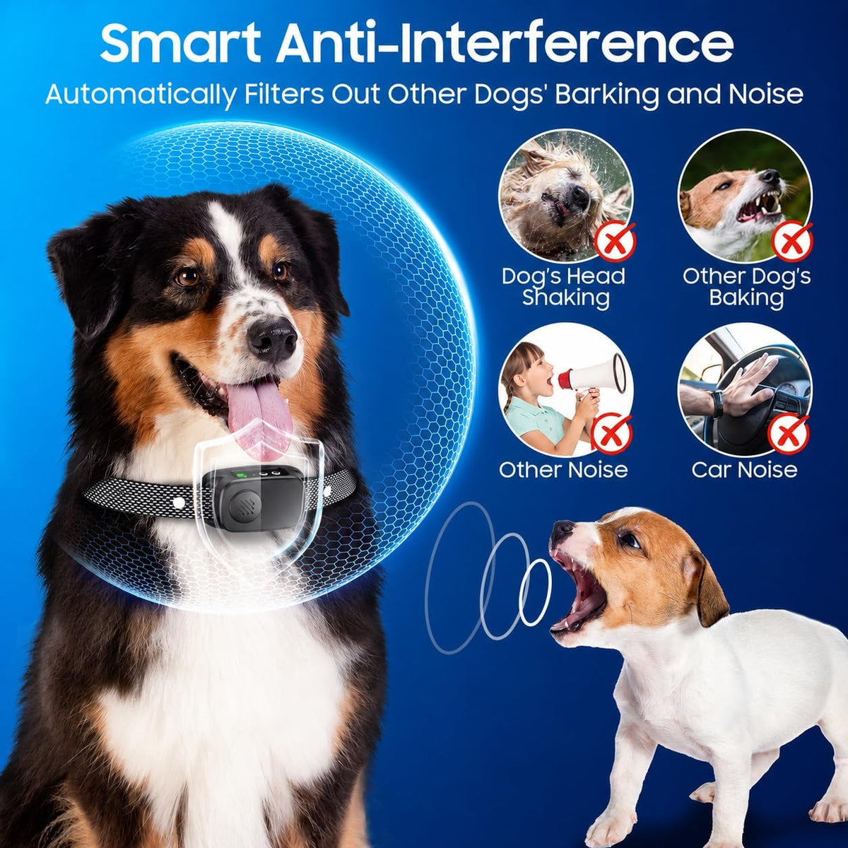 Bark Collar, Dog Bark Collar for Large Medium Dog