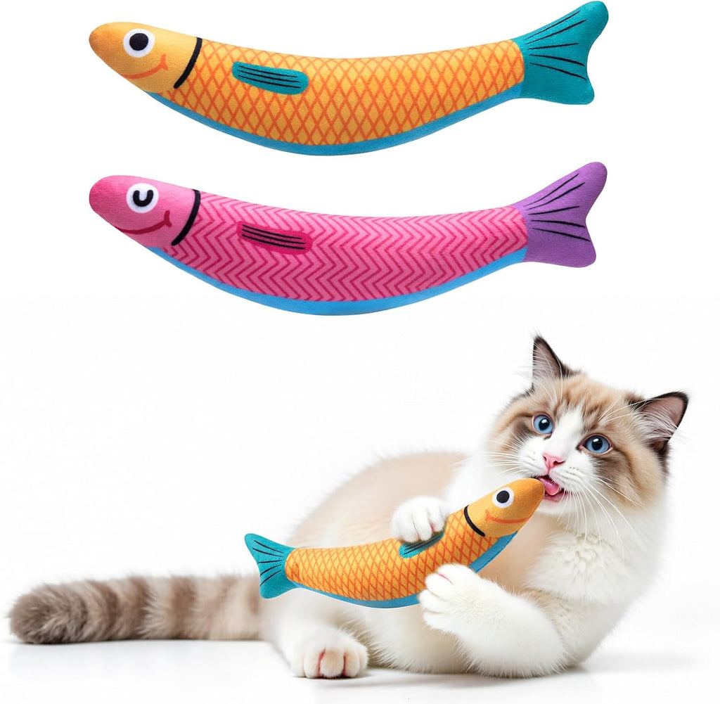 Cat Toys with [5000 Mg A+Natural Catnip & Silvervine] Kicker Fun