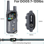 2-In-1 Dog Shock & Bark Collar Combo, New Updated Automatic Bark Collar