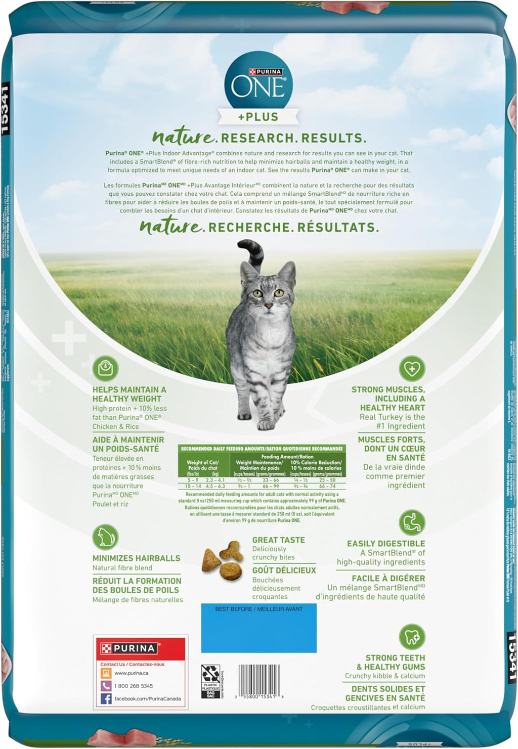+Plus Dry Cat Food, Indoor Advantage Turkey - 7.2 Kg Bag