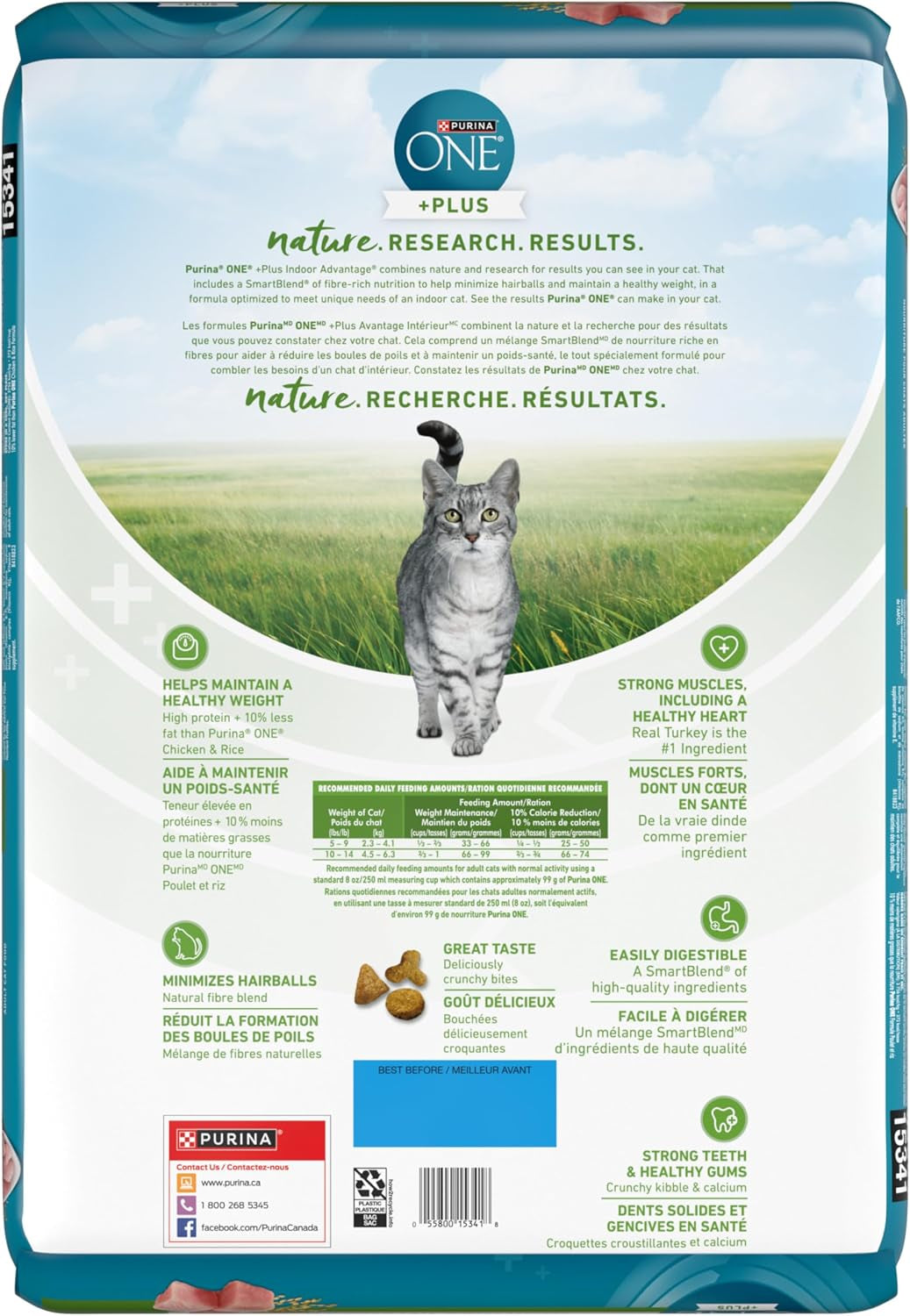 +Plus Dry Cat Food, Indoor Advantage Turkey - 7.2 Kg Bag