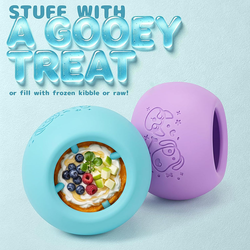 Slow Feeder Dog Lick Bowl, Freeze Dog Enrichment Toys, Lick Toy for Dogs