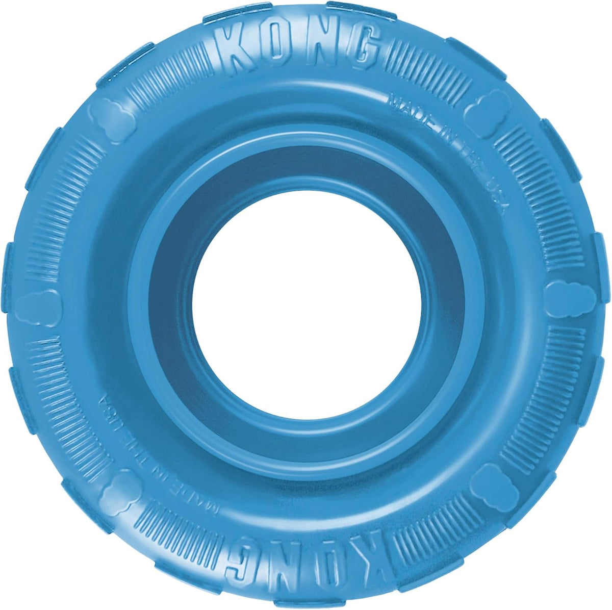 Puppy Tires - Dog Chew Toy for Puppies - Stuffable Dog Toy for Treats & Snacks - Natural Rubber Chew Toy for Teething Puppy - for Small Puppies - Randomly Provided Color
