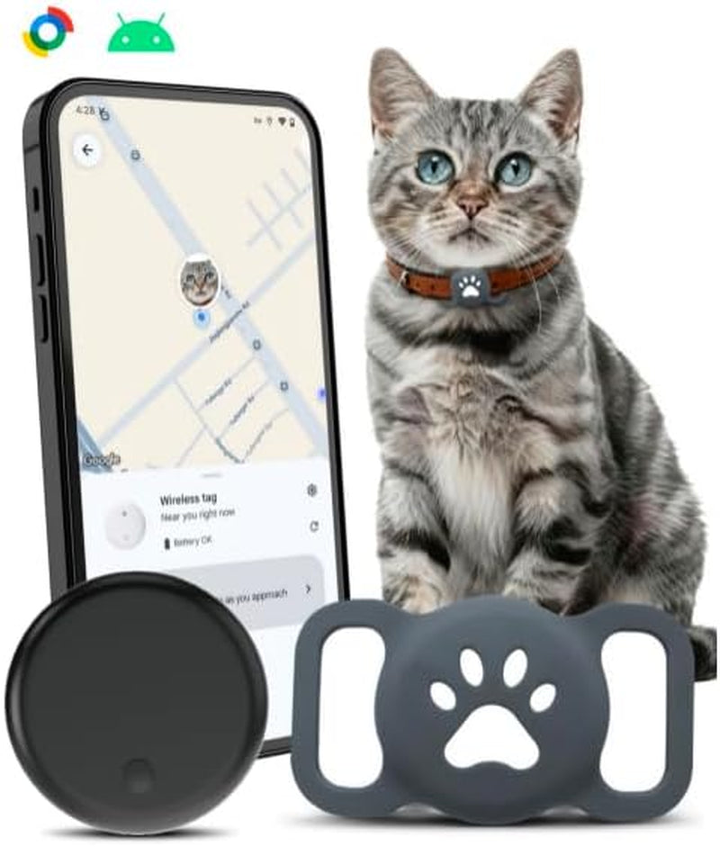 GPS Tracker for Cats, Cat Tracker for Android, No Monthly Fee