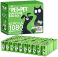 Dog Poop Bags, 1080 Count Unscented Doggy Waste Bag Rolls