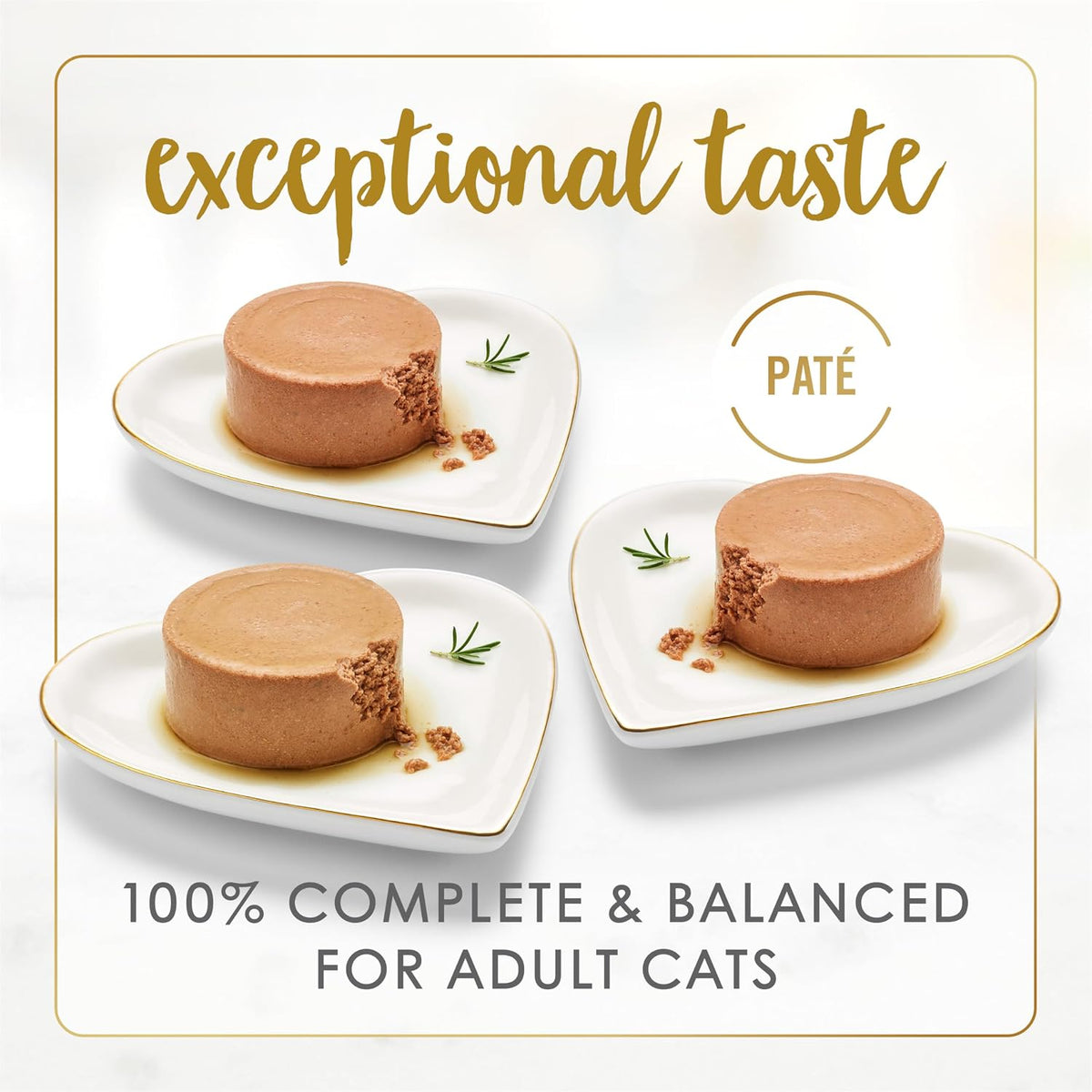 Wet Cat Food, Pate Assorted Variety Pack 3 Flavours - 85 G Can (24 Pack)