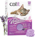 Go Natural Pea Husk Clumping Cat Litter, Tofu, Lavender, 14 L, Dust Free & Lightweight Cat Litter, Easy to Scoop, Litiere Pour Chat