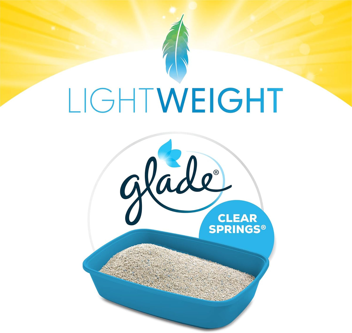 Tidy Cats Glade Clear Springs Cat Litter, Lightweight Multi-Cat - 2.72 Kg Jug