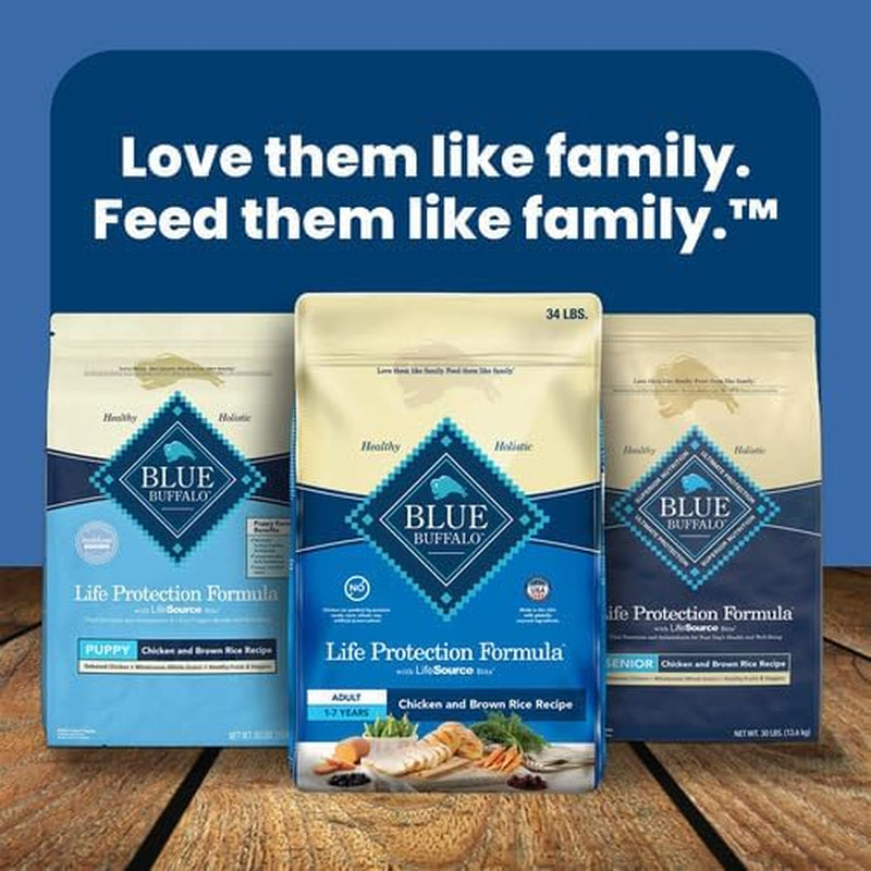 Life Protection Formula Chicken & Brown Rice Adult Dry Dog Food, Supports Immunity with Antioxidant-Rich Lifesource Bits, Promotes Healthy Muscle Development, 11.7Kg/26Lbs