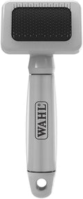 Canada Cat Small Slicker Brush, Helps to Minimize Shedding with Regular Use, Steel Bristles into Thick Coat, Ideal for Brushing Out Light Mats and Getting Rid of Dead Fur - Model 58531, Grey