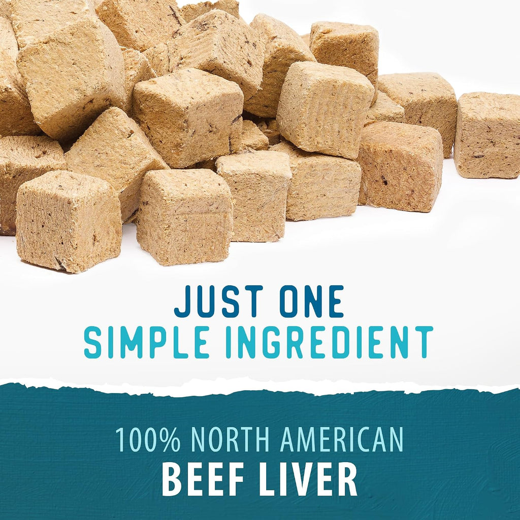 , Value Pack Freeze Dried Beef Liver Bites, 355 G, Dog Treats