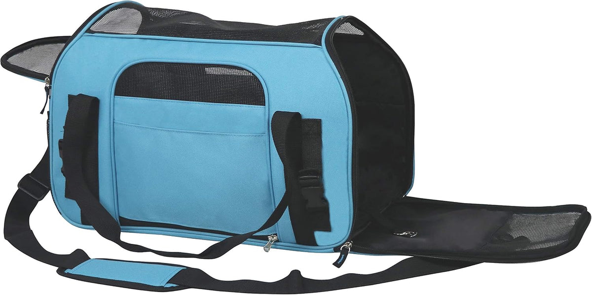 Soft-Sided Pet Carrier for Cats & Small Dogs (3-Year Warranty)